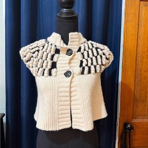 By Malene Birger Black and White Knit Sweater